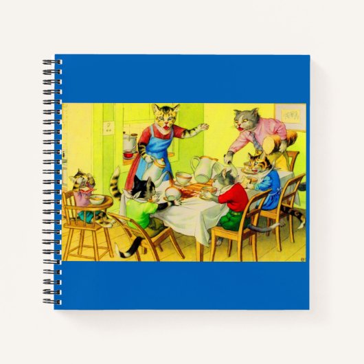 Alfred Mainzer katten Dinner Disaster Notitieboek (Voorkant)
