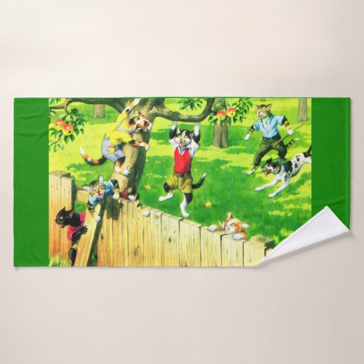 Alfred Mainzer klimt een appelboom Bad Handdoek (Badhanddoek)