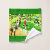 Alfred Mainzer klimt een appelboom Bad Handdoek (Wasdoekje)
