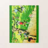 Alfred Mainzer klimt een appelboom Legpuzzel (Verticaal)