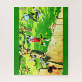 Alfred Mainzer klimt een appelboom Legpuzzel (Verticaal)