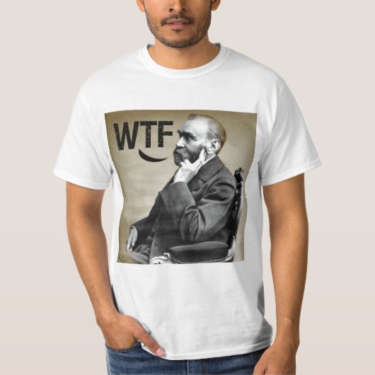 Alfred Nobel, WTF T-shirt (Voorkant)