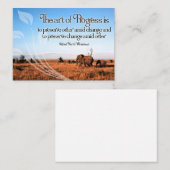 Alfred North Whitehead Inspirerend Quote Notitiekaartje (Voorkant / Achterkant)