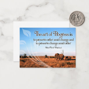 Alfred North Whitehead Inspirerend Quote Notitiekaartje