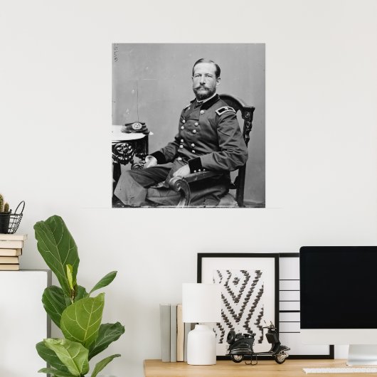 Alfred Pleasanton Poster (Thuiskantoor)