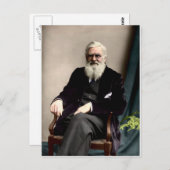 Alfred Russel Wallace c1895 Briefkaart (Voorkant / Achterkant)