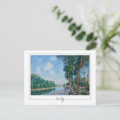 Alfred Sisley #11 - Fine Art Briefkaart (Staand voorkant)