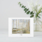 Alfred Sisley #12 - Fine Art Briefkaart (Staand voorkant)