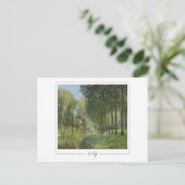 Alfred Sisley #13 - Fine Art Briefkaart (Staand voorkant)