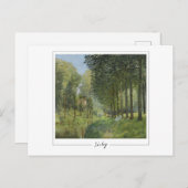 Alfred Sisley #13 - Fine Art Briefkaart (Voorkant / Achterkant)