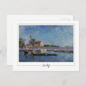 Alfred Sisley #144 - Kunstmatig Briefkaart (Voorkant / Achterkant)