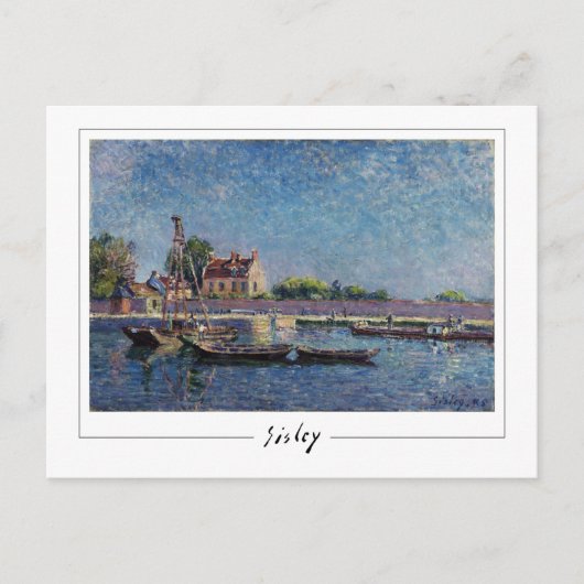 Alfred Sisley #144 - Kunstmatig Briefkaart (Voorkant)