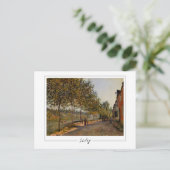 Alfred Sisley #14 - Fine Art Briefkaart (Staand voorkant)