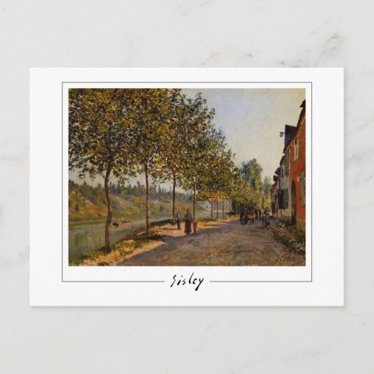 Alfred Sisley #14 - Fine Art Briefkaart (Voorkant)