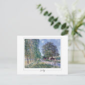 Alfred Sisley #152 - Fijne Kunst Briefkaart (Staand voorkant)