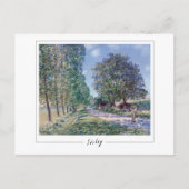 Alfred Sisley #152 - Fijne Kunst Briefkaart (Voorkant)