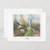 Alfred Sisley #15 - Fine Art Briefkaart (Voorkant / Achterkant)