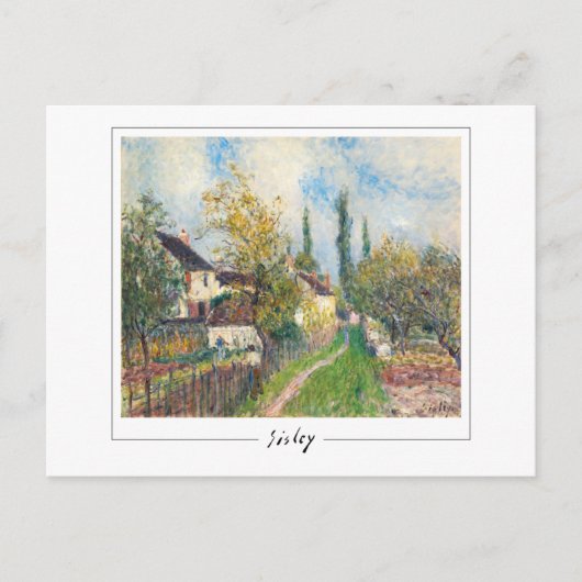 Alfred Sisley #15 - Fine Art Briefkaart (Voorkant)