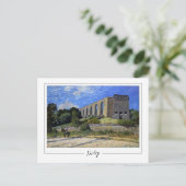 Alfred Sisley #16 - Fine Art Briefkaart (Staand voorkant)