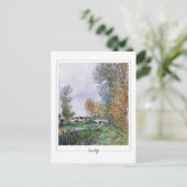 Alfred Sisley #179 - Fijne Kunst Briefkaart (Staand voorkant)