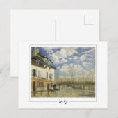 Alfred Sisley #17 - Kunstansichtkaart Briefkaart (Voorkant / Achterkant)