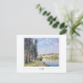 Alfred Sisley #19 - Fine Art Briefkaart (Staand voorkant)