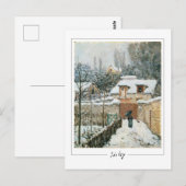 Alfred Sisley #1 - Fine Art Briefkaart (Voorkant / Achterkant)