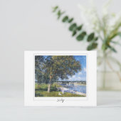 Alfred Sisley #207 - Kunstmatig Briefkaart (Staand voorkant)