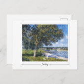 Alfred Sisley #207 - Kunstmatig Briefkaart (Voorkant / Achterkant)