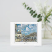 Alfred Sisley #316 - Kunstmatig Briefkaart (Staand voorkant)