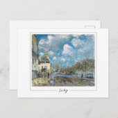Alfred Sisley #316 - Kunstmatig Briefkaart (Voorkant / Achterkant)