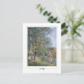 Alfred Sisley #345 - Kunstkaart Briefkaart (Staand voorkant)