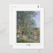 Alfred Sisley #345 - Kunstmatig Briefkaart (Voorkant / Achterkant)