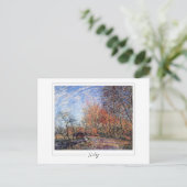 Alfred Sisley #372 - Kunstkaart Briefkaart (Staand voorkant)