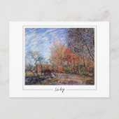 Alfred Sisley #372 - Kunstmatig Briefkaart (Voorkant)
