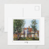 Alfred Sisley #579 - Fine Art Briefkaart (Voorkant / Achterkant)