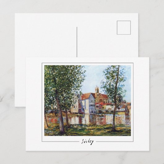 Alfred Sisley #579 - Fine Art Briefkaart (Voorkant / Achterkant)
