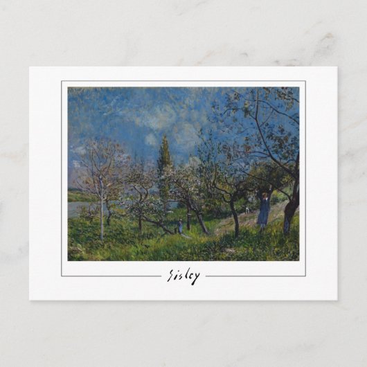 Alfred Sisley #5 - Fine Art Briefkaart (Voorkant)