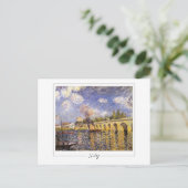 Alfred Sisley #90 - Kunstkaart Briefkaart (Staand voorkant)