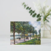 Alfred Sisley - Allee of Chestnut Trees Briefkaart (Staand voorkant)