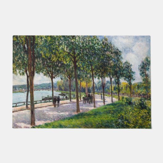 Alfred Sisley - Allee of Chestnut Trees Deurmat (Voorkant)