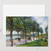 Alfred Sisley - Allee of Chestnut Trees Kaart (Voorkant / Achterkant)