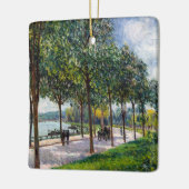 Alfred Sisley - Allee of Chestnut Trees Keramisch Ornament (Links)