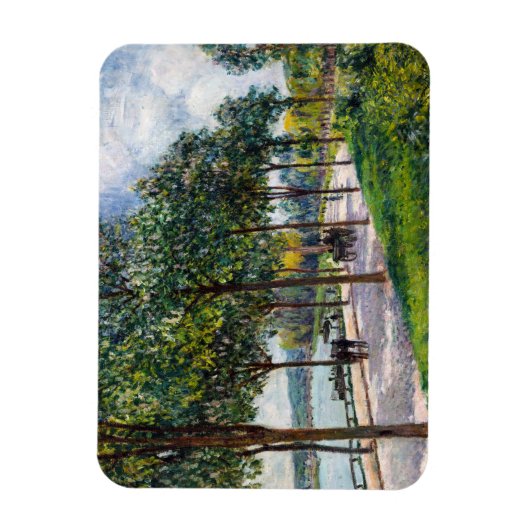 Alfred Sisley - Allee of Chestnut Trees Magneet (Verticaal)