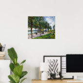 Alfred Sisley - Allee of Chestnut Trees Poster (Thuiskantoor)
