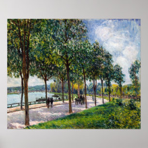Alfred Sisley - Allee of Chestnut Trees Poster