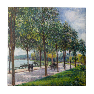 Alfred Sisley - Allee of Chestnut Trees Tegeltje