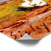 Alfred Sisley art: Door de rivier Loing, Poster (Hoek)