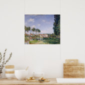 Alfred Sisley | Banken van de Loing te Moret Poster (Keuken)