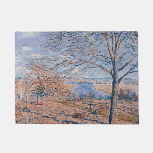 Alfred Sisley - Banks of the Loing - Autumn Effect Deurmat (Voorkant)